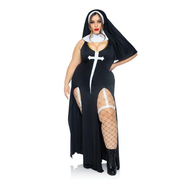 Plus Size Three-Piece Sultry Sinner Costume - Picture 1 of 2